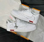 Nike Air Jordan1 Low Travis LV White Silver