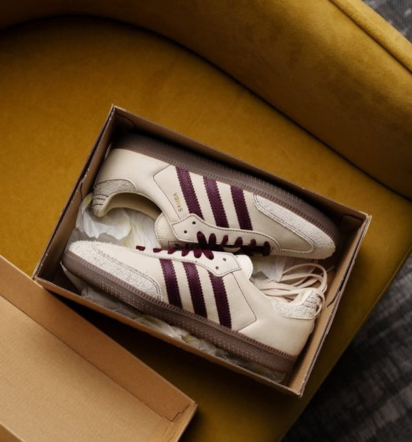 Adidas Samba OG Men s Wonder White Maroon
