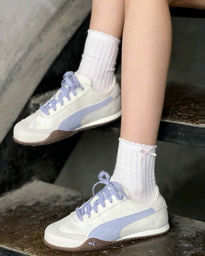 Puma Bella UT Canvas White Blue For Girls