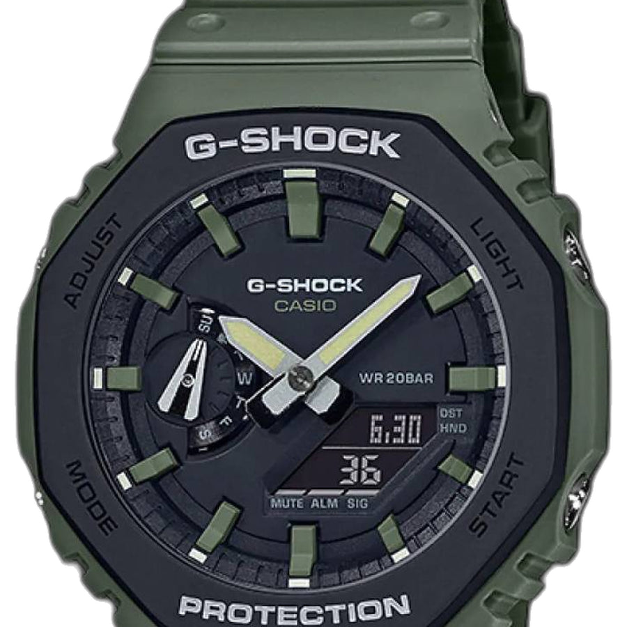 Casio G Shock Ga2100 full green