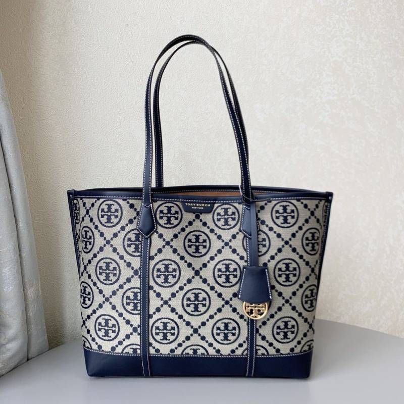 Tori Burch_T_Monogram_Jacquard_Tote_With_DustCover