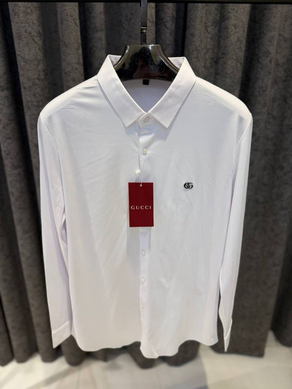 Gucci IMPORTED TRENDING KOREAN SHIRT WHITE