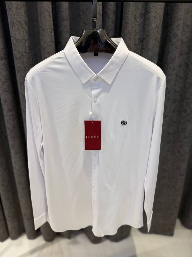 Gucci IMPORTED TRENDING KOREAN SHIRT WHITE
