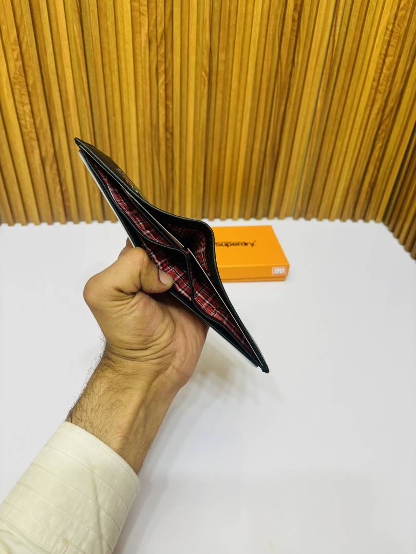 02 SUPERDRY BLACK PREMIUM QUALITY WALLET