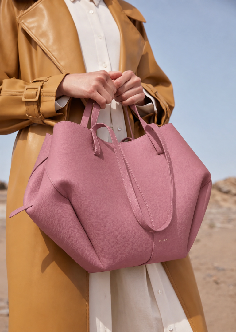 Polenne_Cyme_Large_LeatherTote_With_DustCover