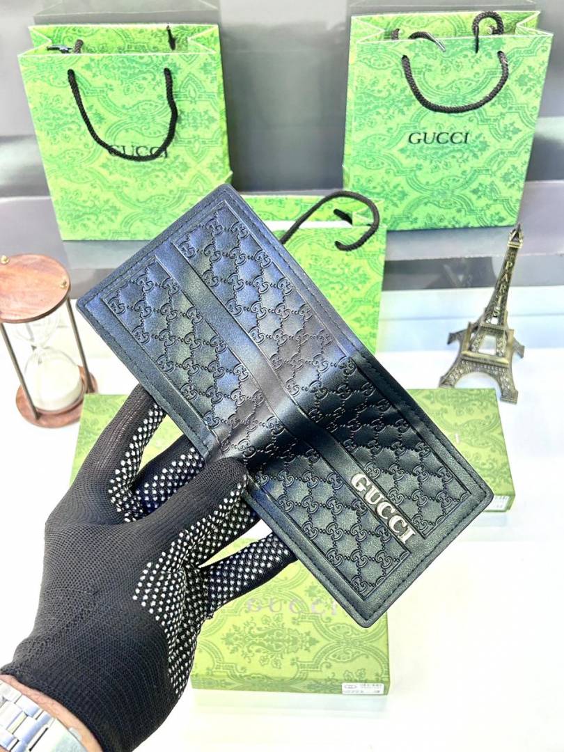 Gucci Wallet Black Premium Quality Fa 44