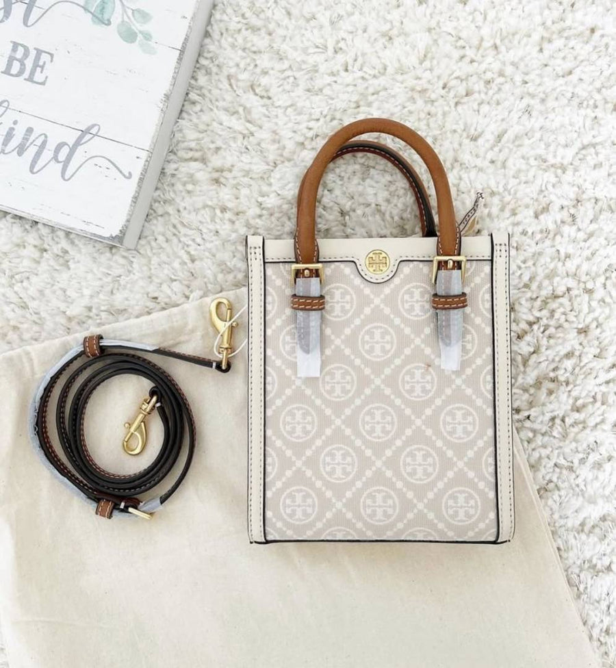 Tori Burch_T_Monogram_Mini_Tote_With_OriginalBox