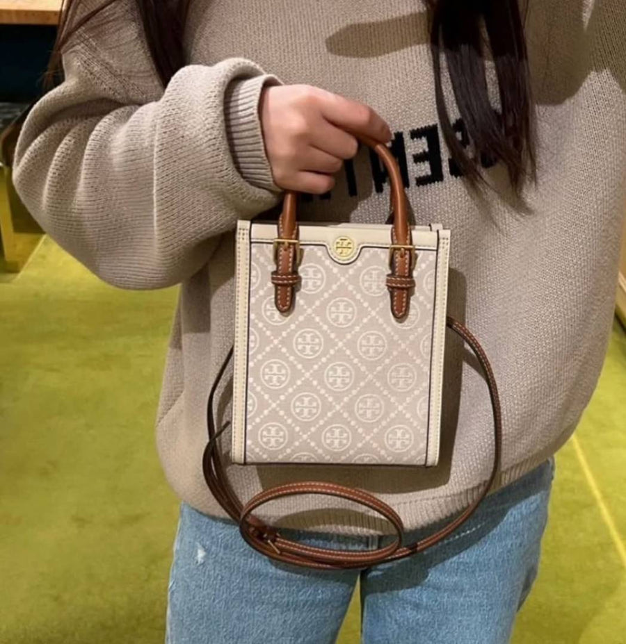 Tori Burch_T_Monogram_Mini_Tote_With_OriginalBox