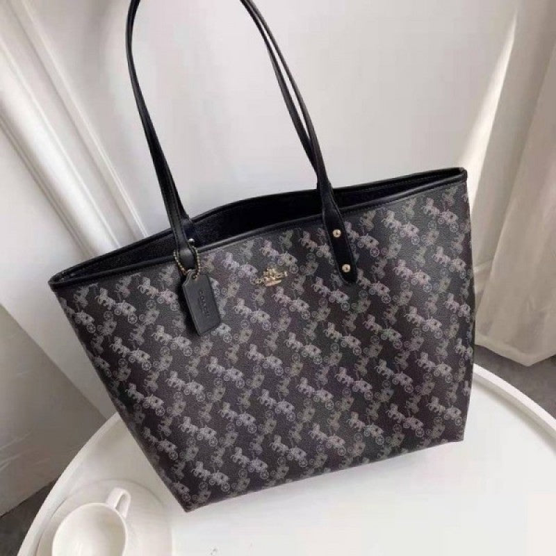 Coach_Signature_City_Tote_Bag_With_OG_Box_&_Dust_Bag_(Printed_Black-844)