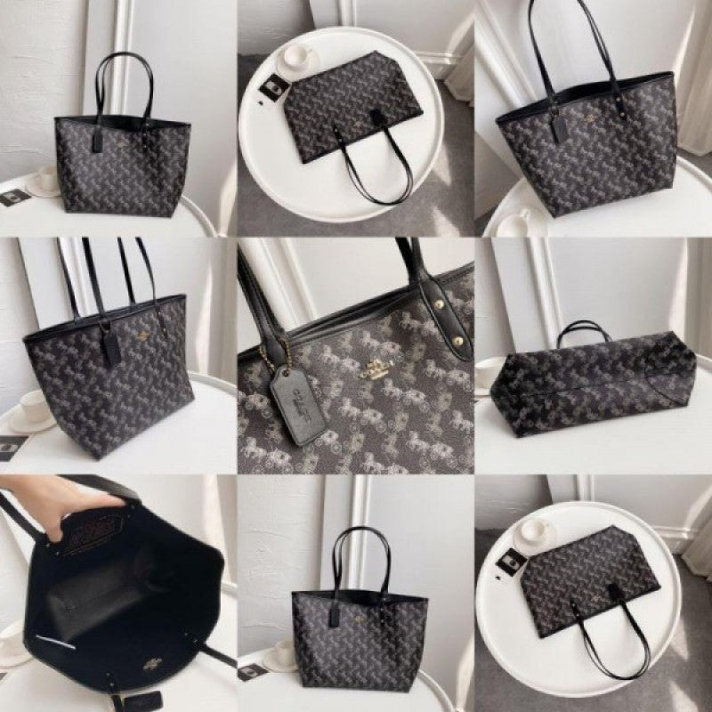 Coach_Signature_City_Tote_Bag_With_OG_Box_&_Dust_Bag_(Printed_Black-844)