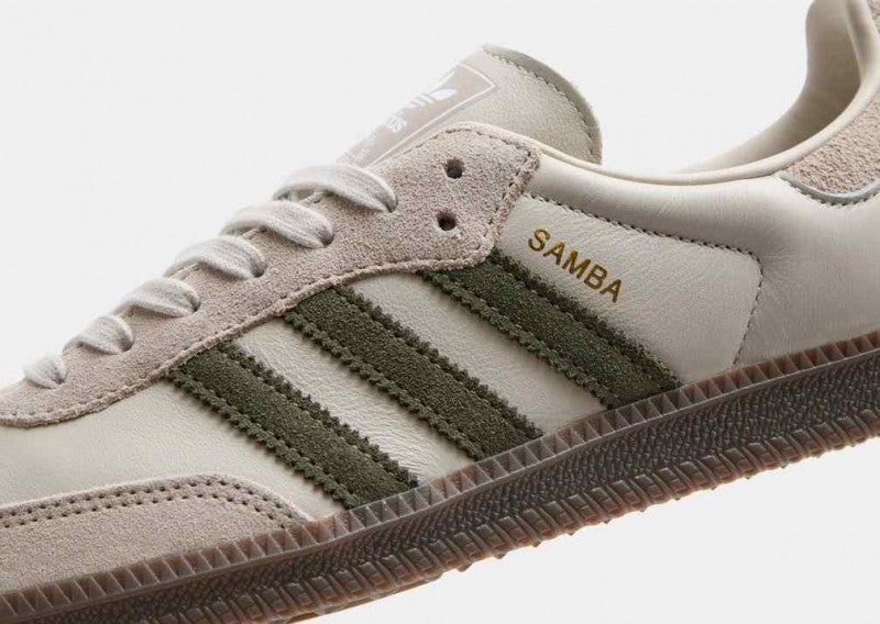 Adidas Samba OG Aluminum Dark Khaki