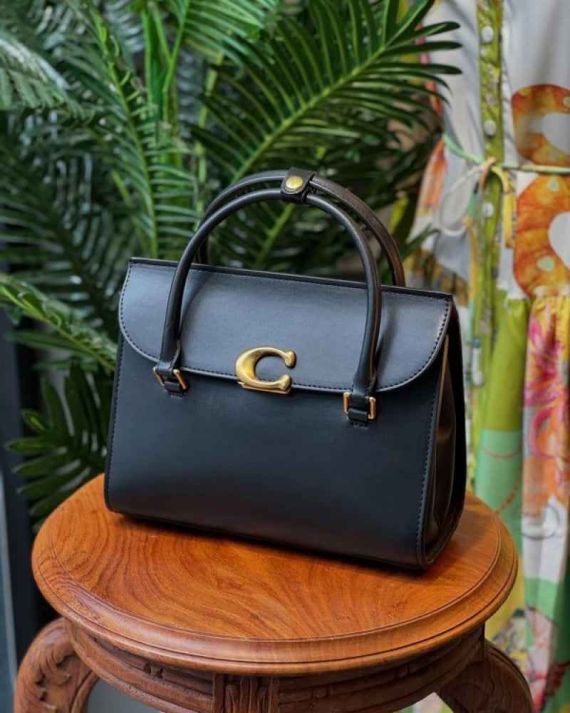 Coach_Broome_Carryall_Top_Handle_Shoulder_Bag_With_OG_Box_&_Dust_Bag_(Black-1007)