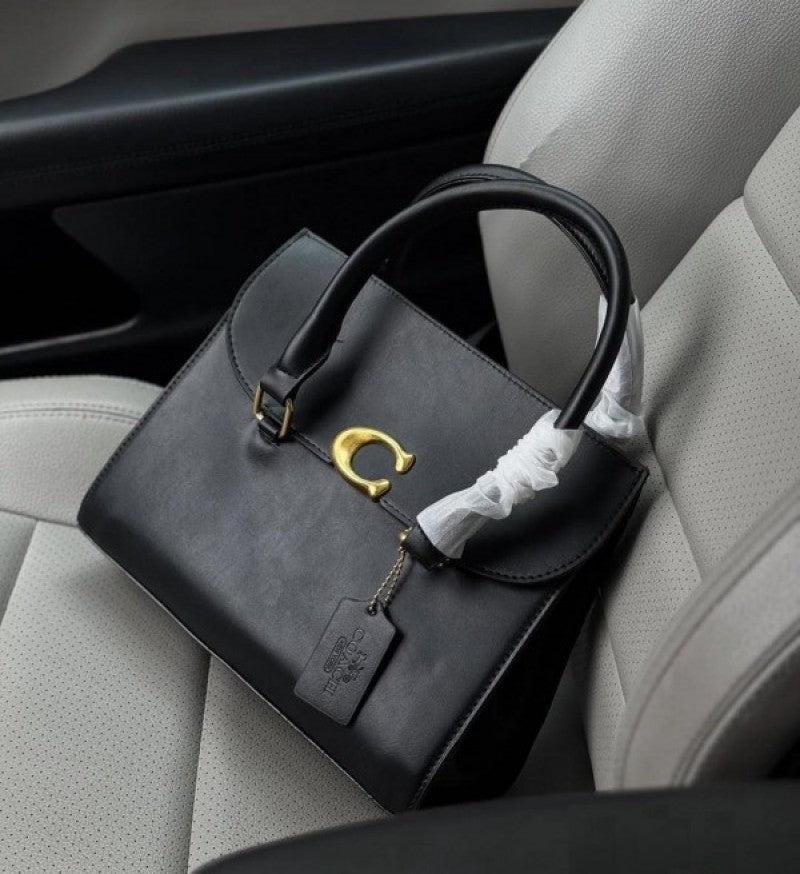 Coach_Broome_Carryall_Top_Handle_Shoulder_Bag_With_OG_Box_&_Dust_Bag_(Black-1007)