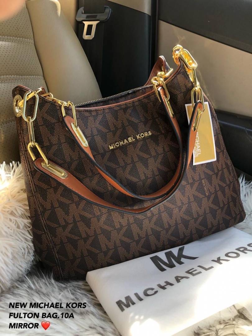 Michael Kors_CB_Fulton_8500_Coffee-Brown_Tote_With_DustCover_CarryBag