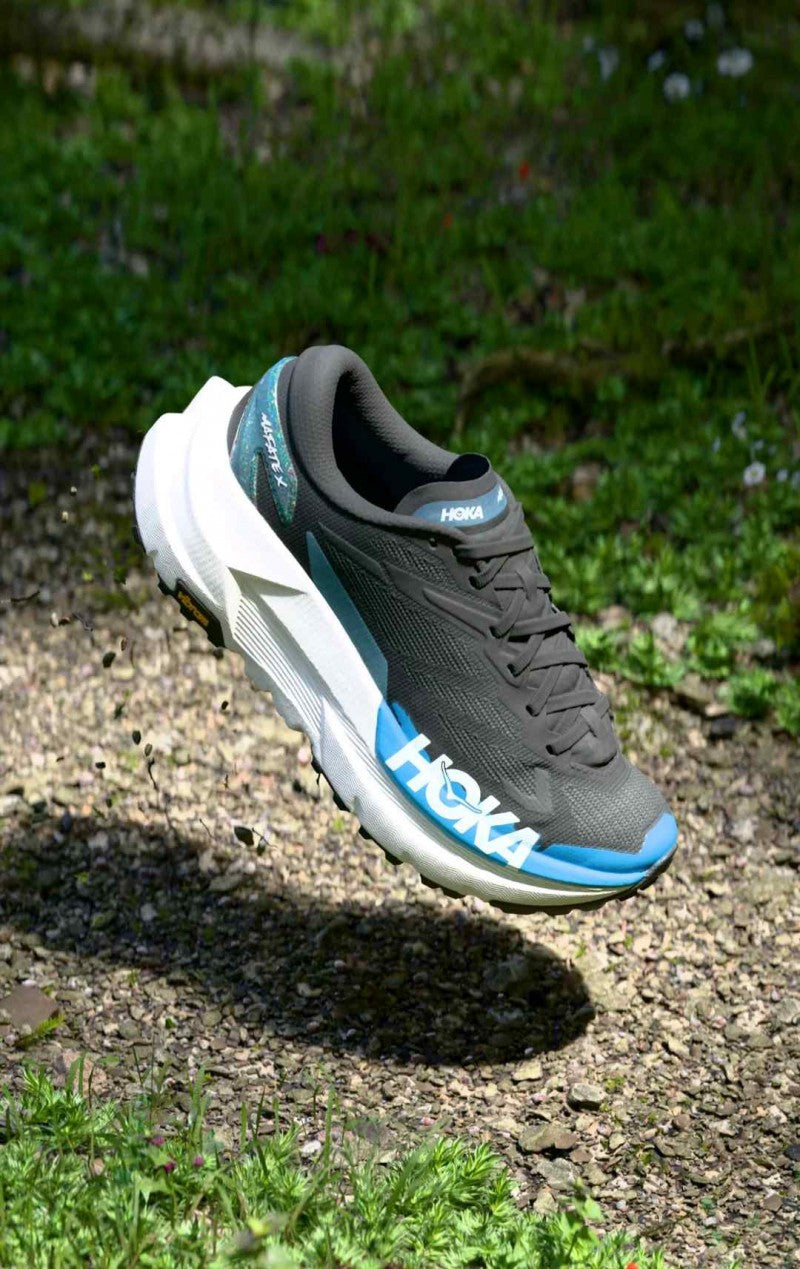 Hoka Mafate X Trail Runners Black Skyward Blue