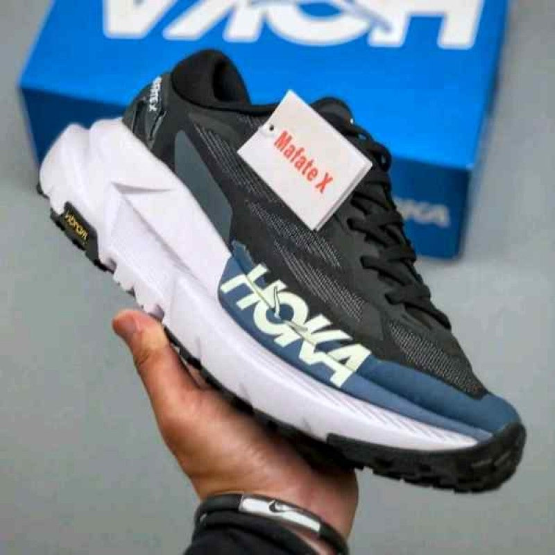 Hoka Mafate X Trail Runners Black Skyward Blue