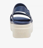 Crocs Brooklyn Slingback Low Wedge Sandals For Her Navy