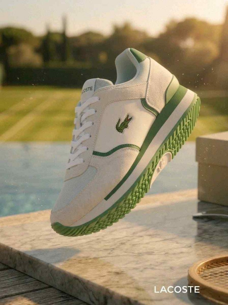 Lacostee Blanco Verde White Green 6109
