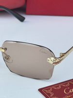 Cartier 2516 gold peach brown