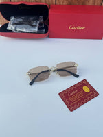Cartier 2516 gold peach brown