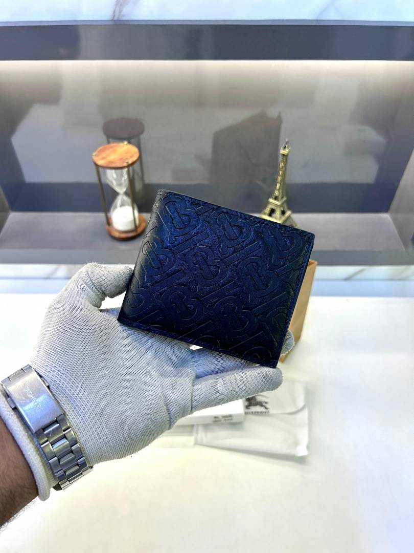 Burber_Black Premium Quality Wallet Fa 621