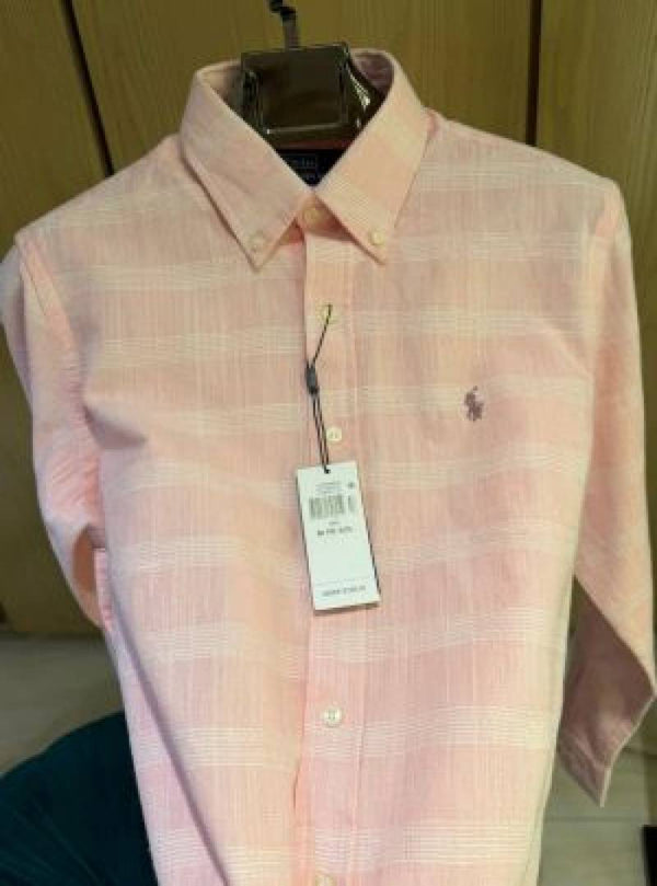 Ralph L-AUREN P-OLO IMPORTED STORE ARTICLE SHIRT PINK