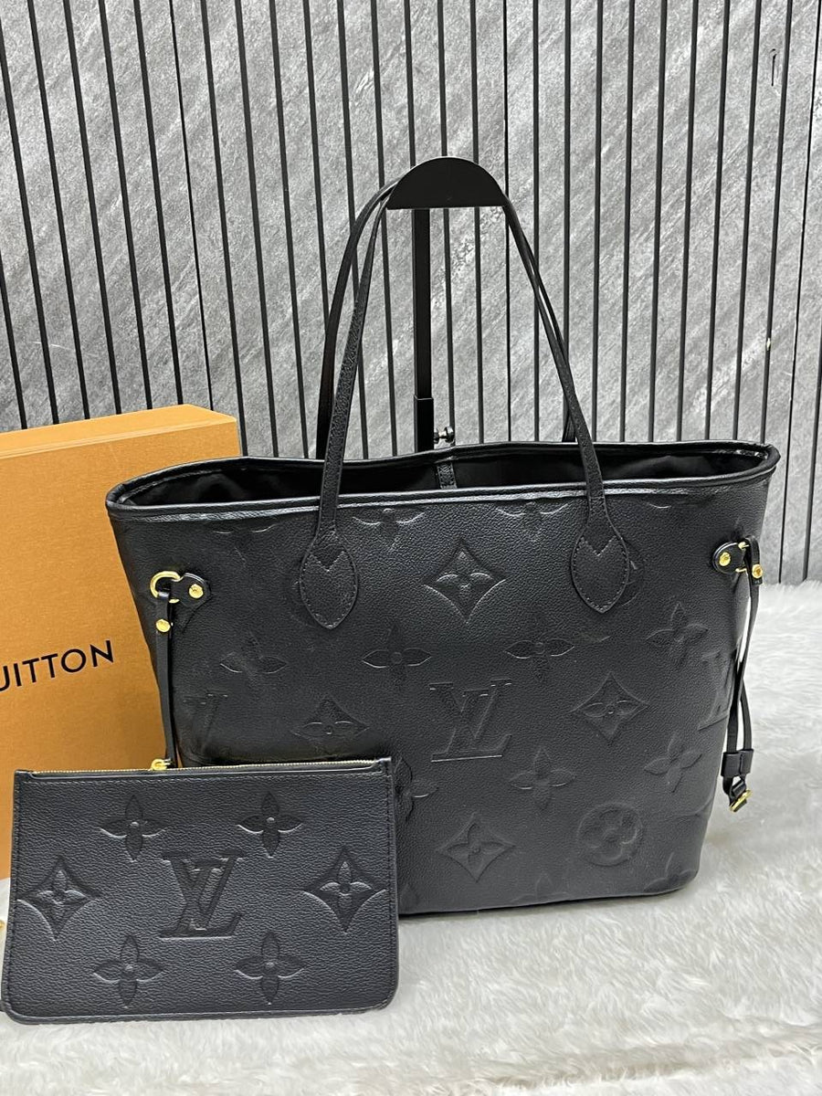 Louis Vuitton Neverful Black With origina Double Box