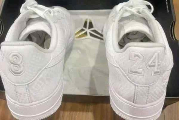 Nike Airforce 1 x Kobe Bryant white snake skin
