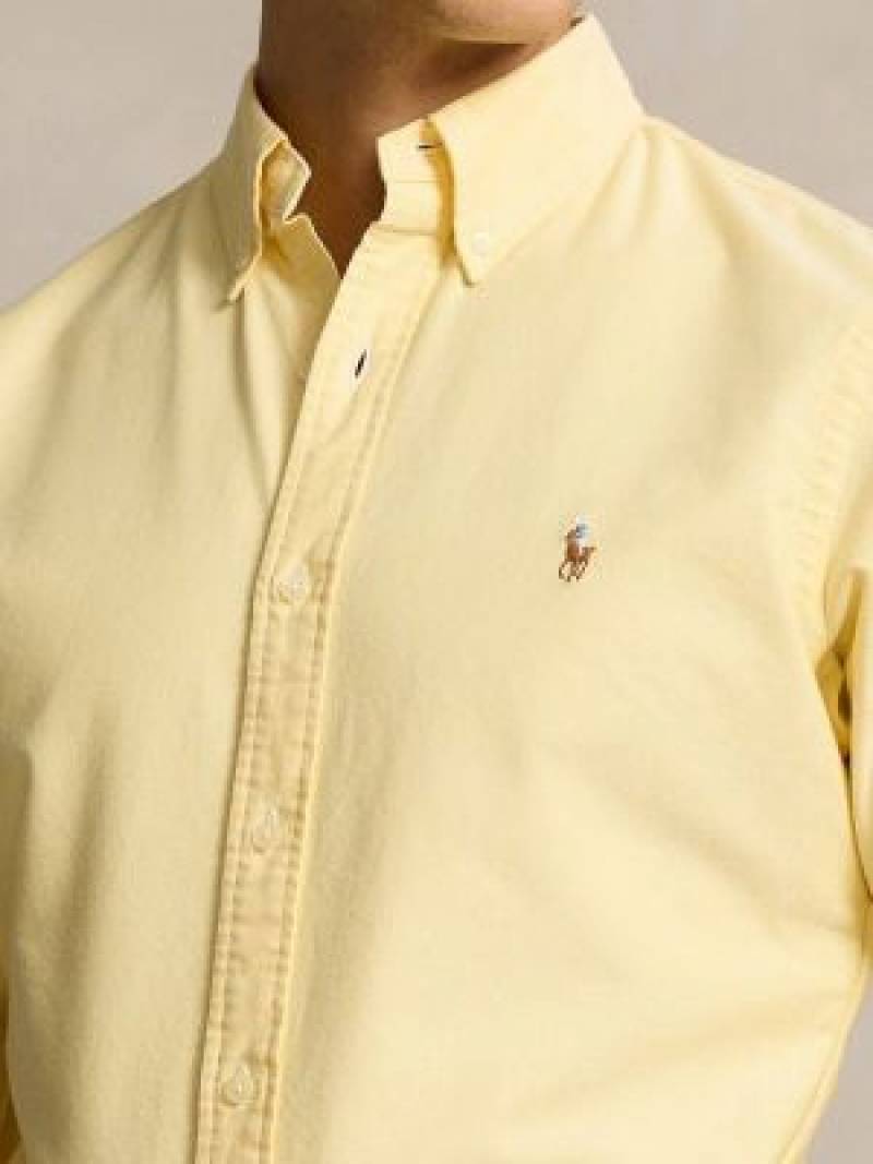 Ralph LAUREN P-OLO IMPORTED STORE ARTICLE SHIRT YELLOW