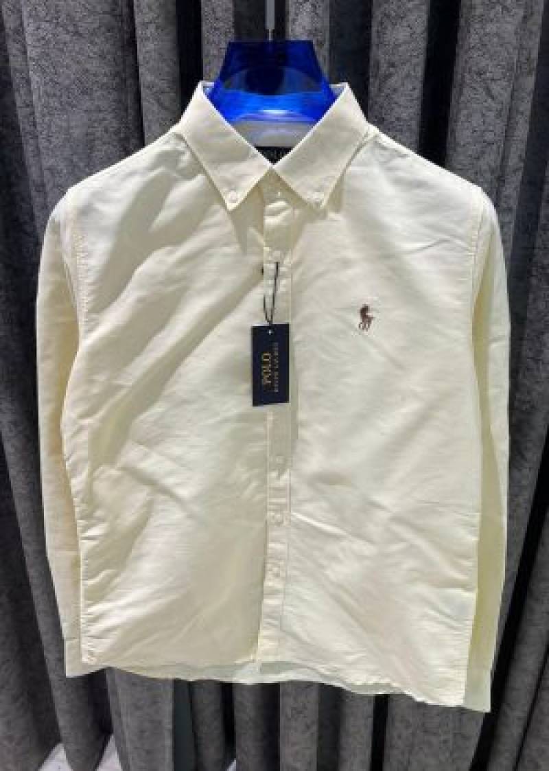 Ralph LAUREN P-OLO IMPORTED STORE ARTICLE SHIRT YELLOW