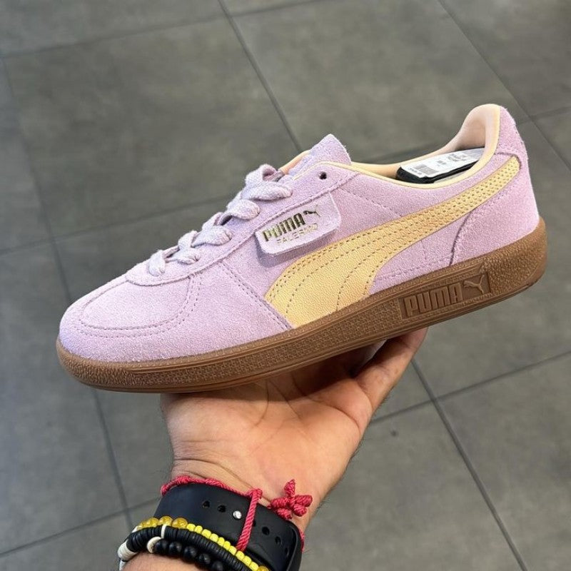 Pummaaa palermo sneakers in pink orange