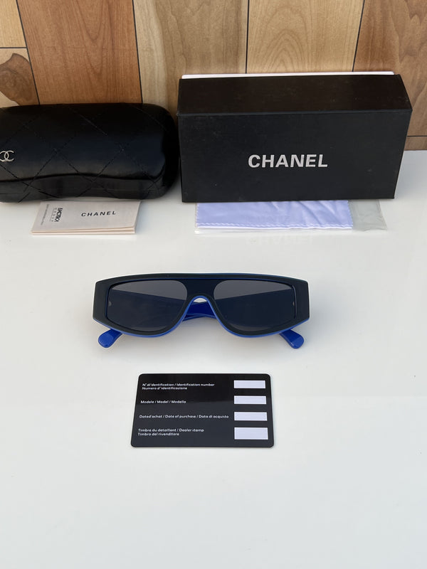 Chanel 1001 blue black