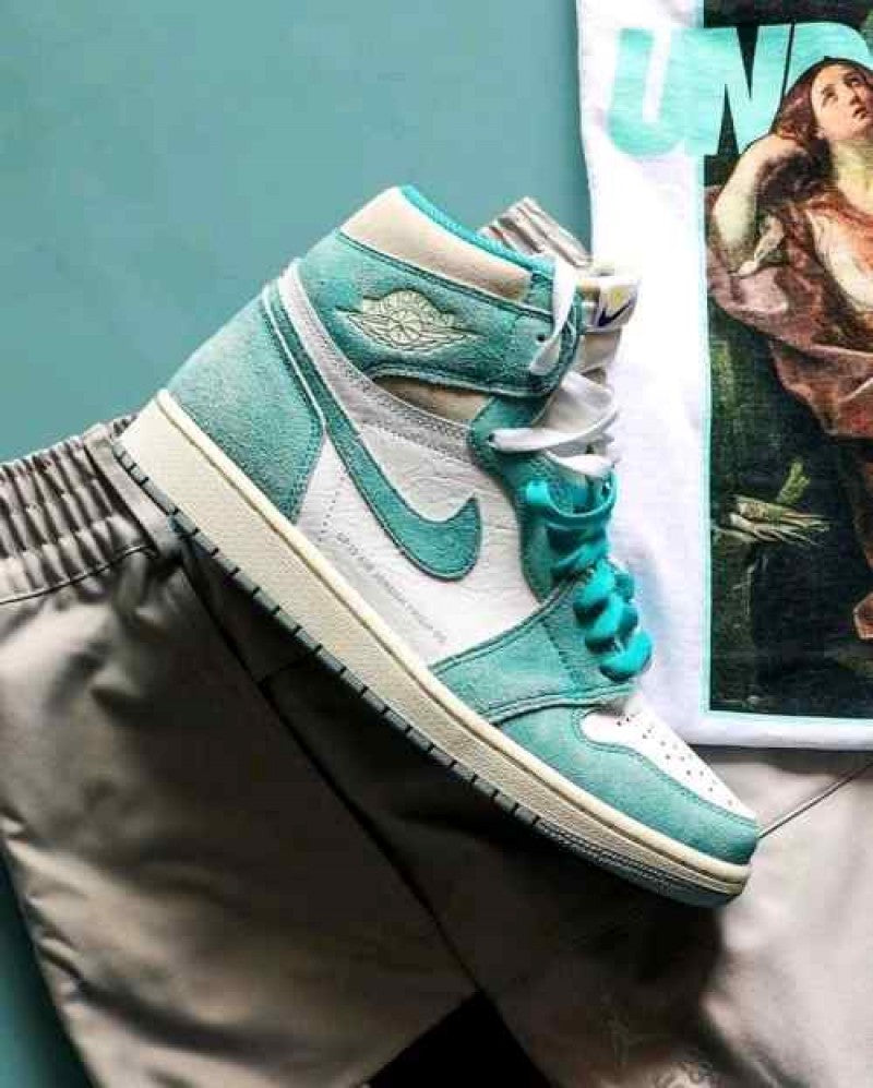 Nike Air Jordan 1 Retro High OG Turbo Green Semi UA 444