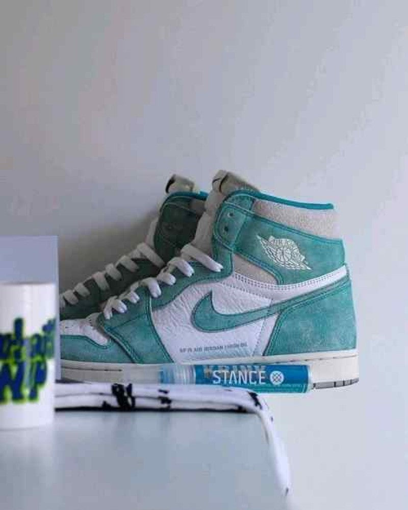 Nike Air Jordan 1 Retro High OG Turbo Green Semi UA 444