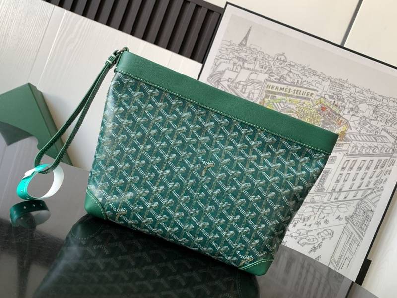 Goyard_Green_Conti_Unisex_Pouch_With_DustCover