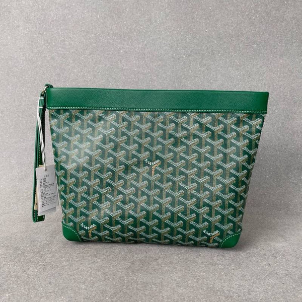 Goyard_Green_Conti_Unisex_Pouch_With_DustCover