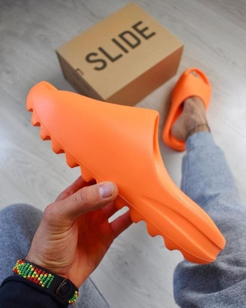 S yeezy slide orange