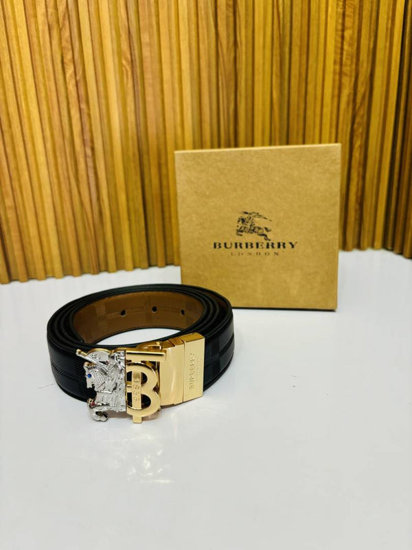 03 BURBERY PREMIUM QUALITY REVERSIBLE BELT