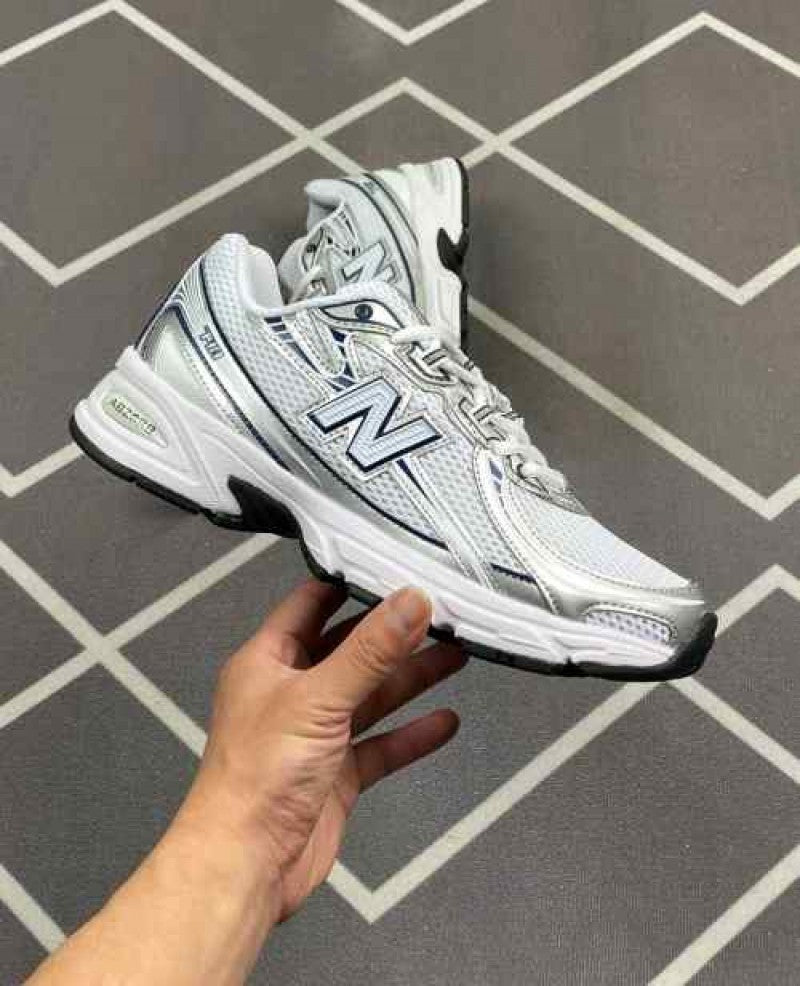 New Balencee Unisex 740 Navy with White and Shadow Grey