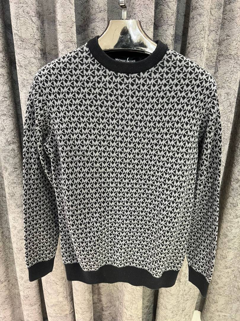 Michael KORS IMPORTED SWEATERS BLACK AND GREY