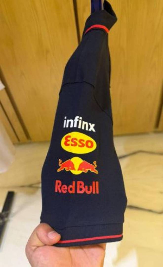 RED BULL EDITION BOSS IMPORTED STORE ARTICLE POLO T-SHIRTx