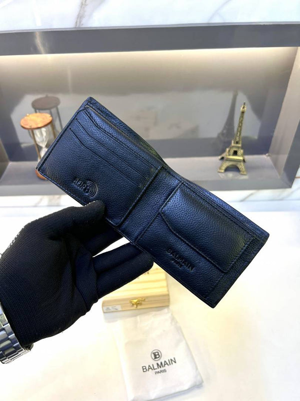 Balmain_Paris Black Premium Quality Wallet Fa 765