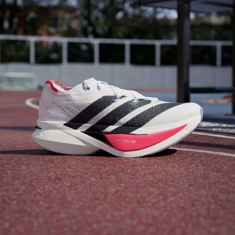 Adizero Prime X3 Strung White Red running shoe