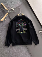CHROME HEARTS IMPORTED SWEATSHIRT STORE ARTICLE BLACK AND GREY