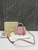 Coach Rowan mini Pink Edition With Dice Charm Original Box DustCover Highend