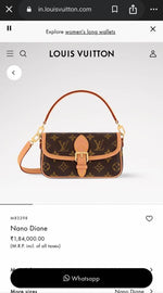 Louis Vuitton Diane Nano Brown Mono With Origin ubleBox Highend