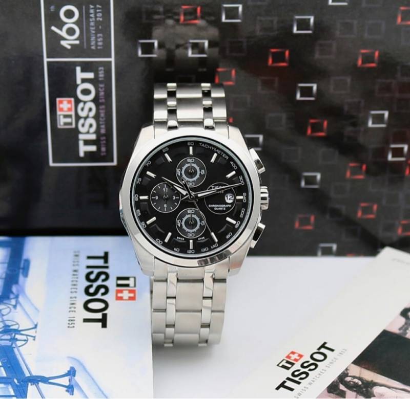 Tissot 1853 Couturier Silver-Black