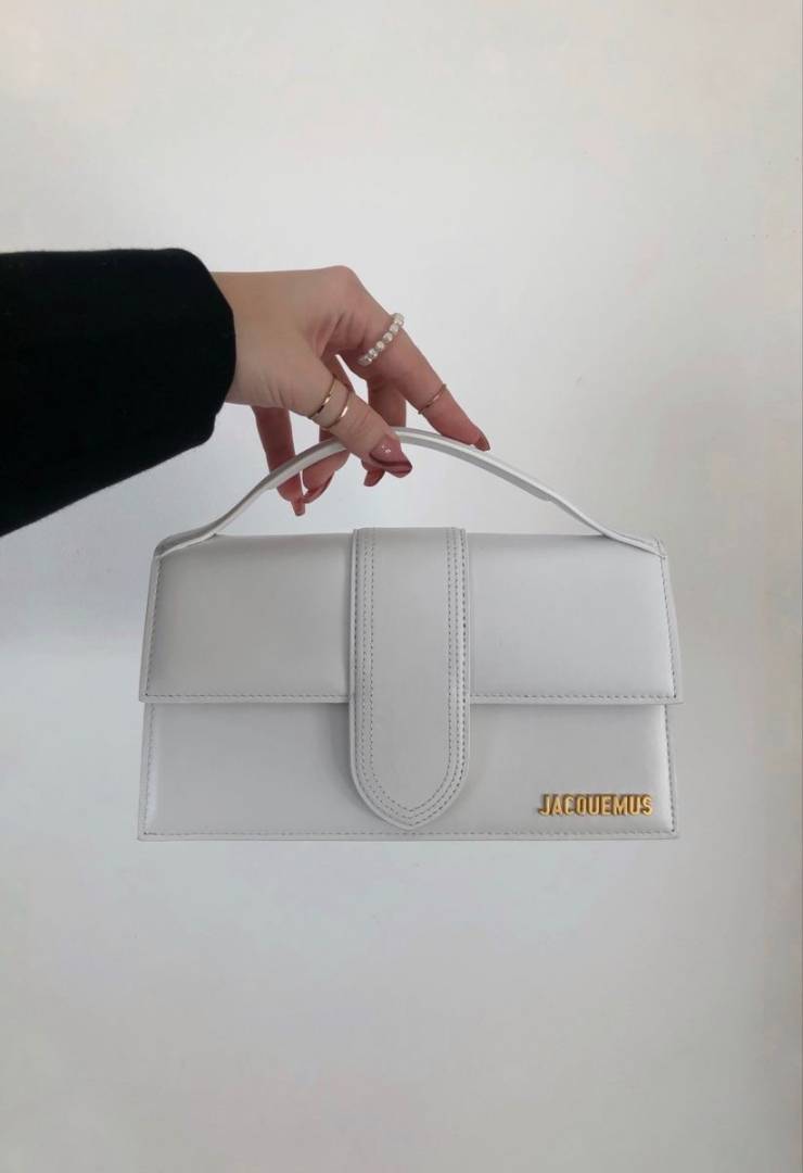 Jacquemus Le Bambino Grand Large Shoulder Bag With Original Box & Dust Cover