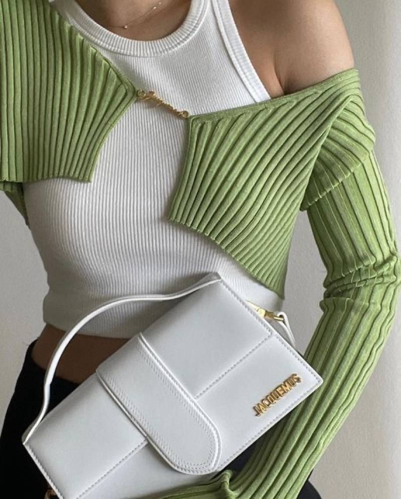 Jacquemus Le Bambino Grand Large Shoulder Bag With Original Box & Dust Cover