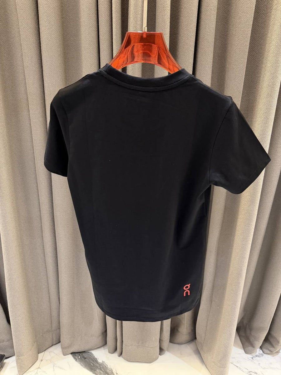 On Cloud Black Premium Round Neck Tshirt